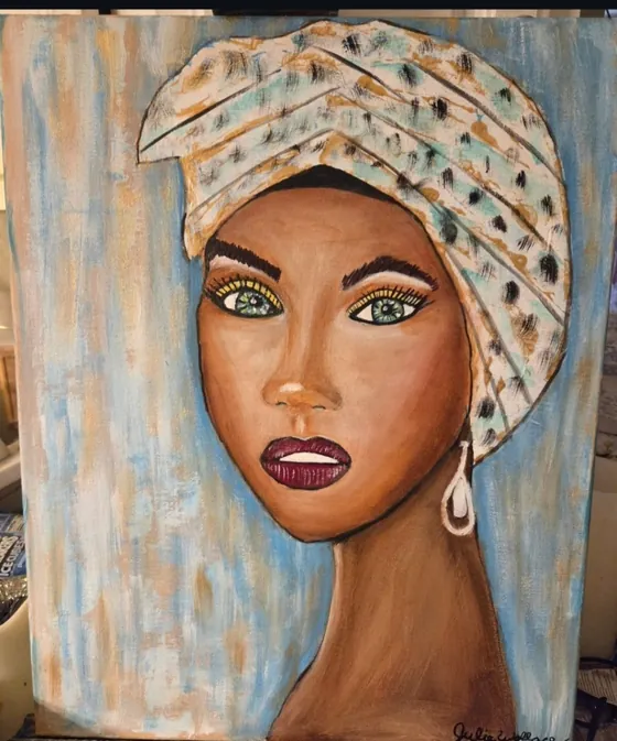 Quiet Strength — 16 × 20 in · Acrylic on Canvas