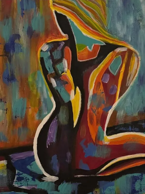 Whispers Within — Original Acrylic on Canvas